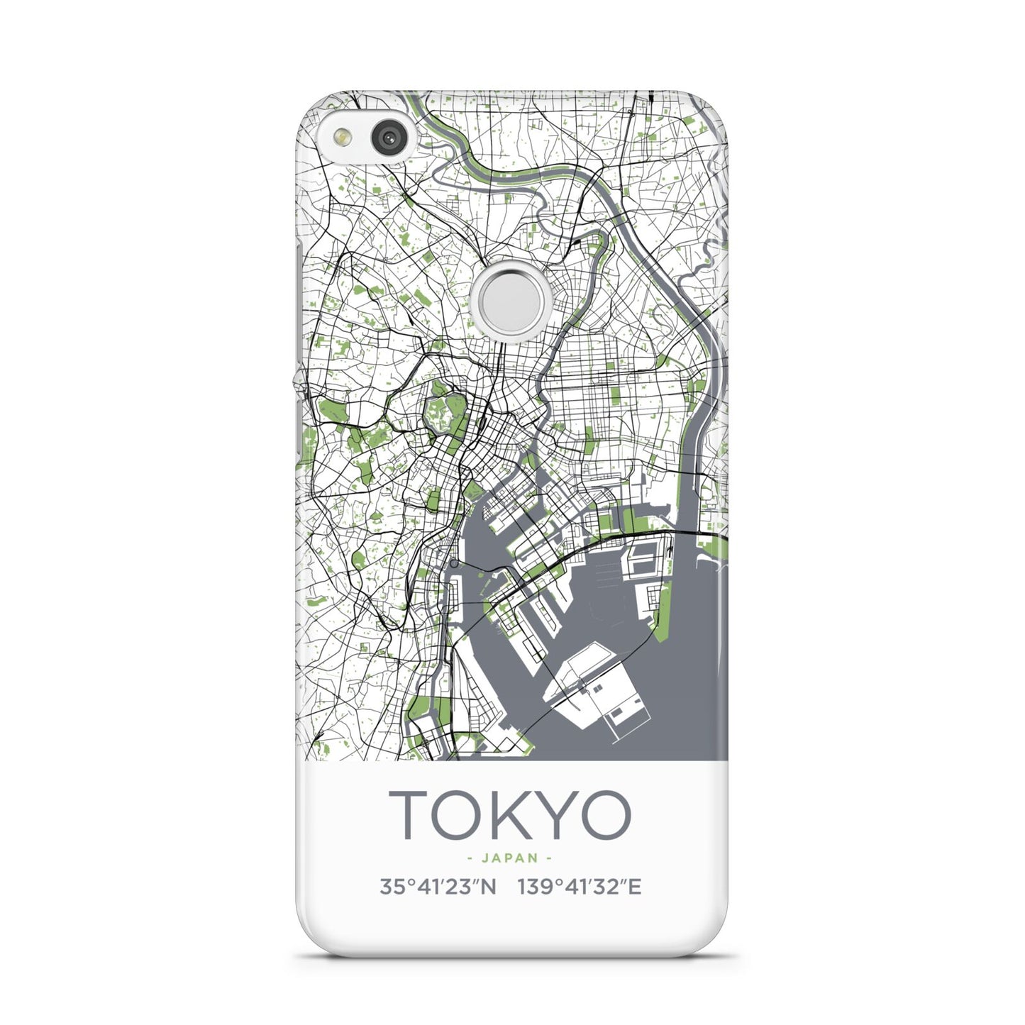 Map of Tokyo Huawei P8 Lite Case