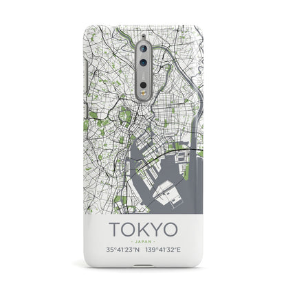 Map of Tokyo Nokia Case