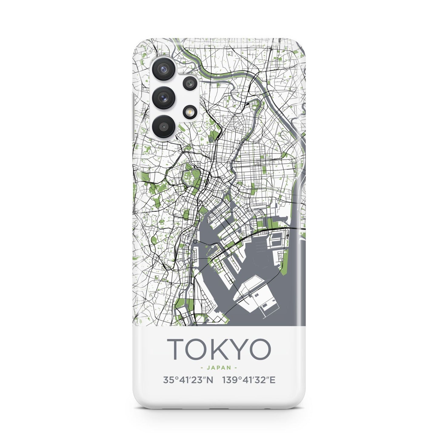 Map of Tokyo Samsung A32 5G Case