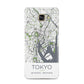 Map of Tokyo Samsung Galaxy A3 2016 Case on gold phone