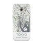 Map of Tokyo Samsung Galaxy A5 2017 Case on gold phone