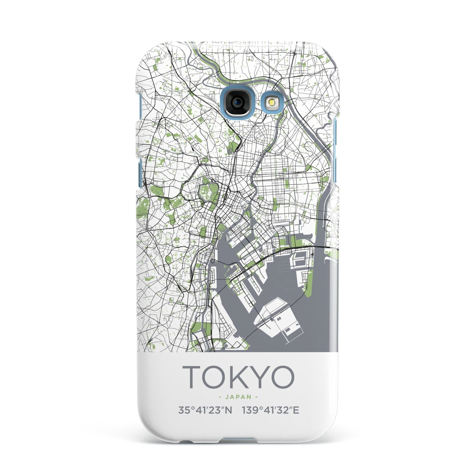 Map of Tokyo Samsung Galaxy A7 2017 Case