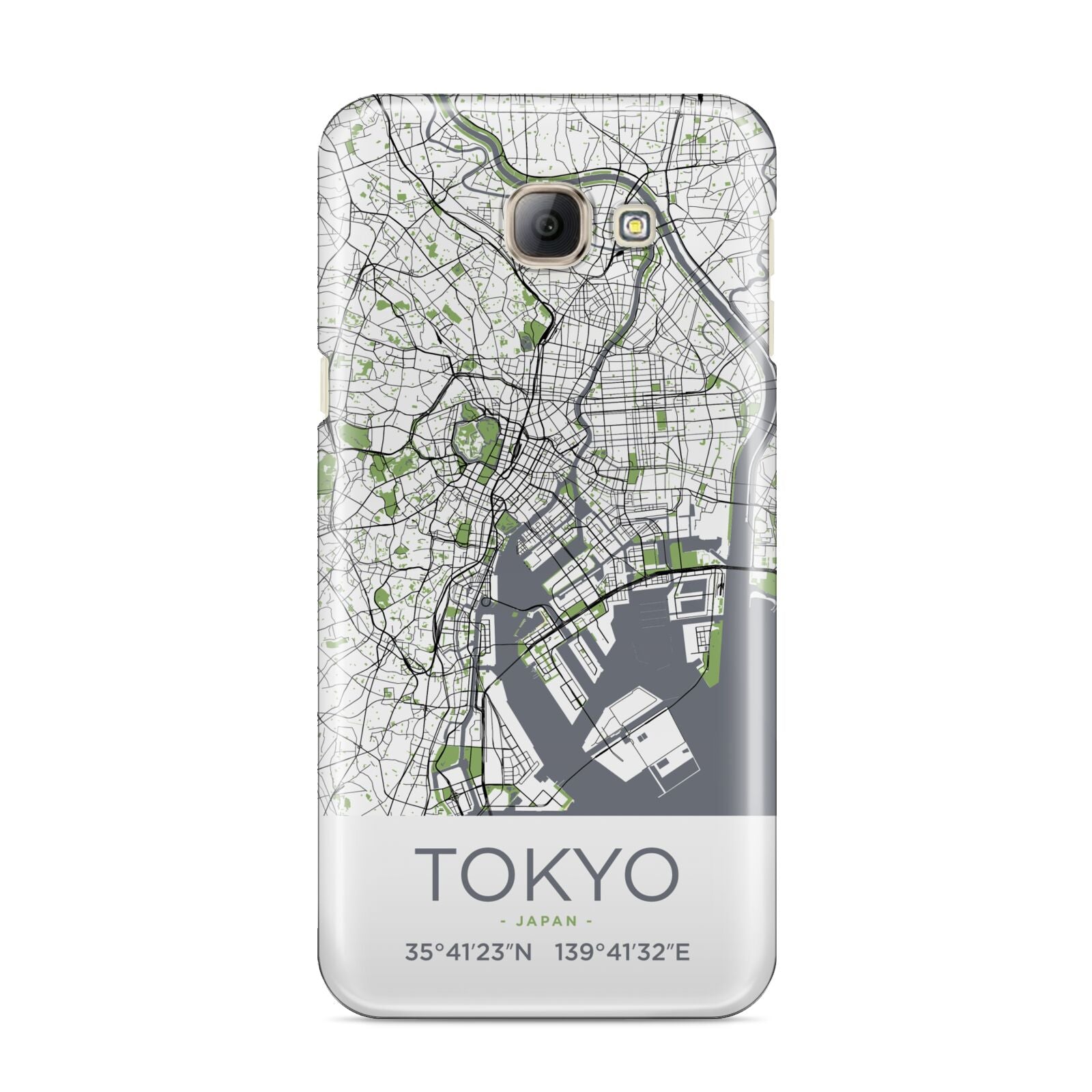 Map of Tokyo Samsung Galaxy A8 2016 Case