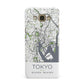 Map of Tokyo Samsung Galaxy A8 Case