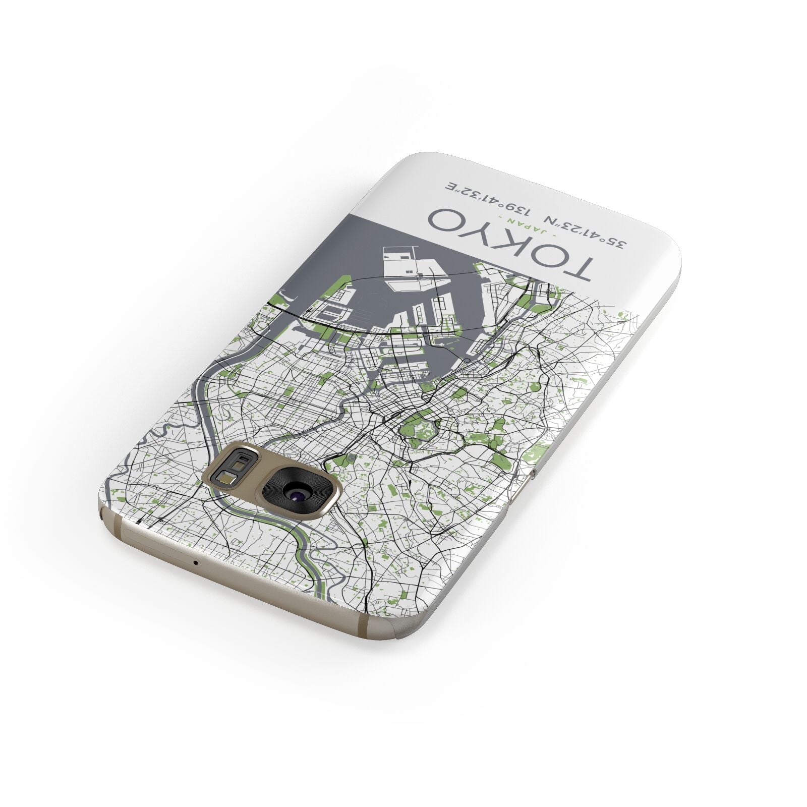 Map of Tokyo Samsung Galaxy Case Front Close Up