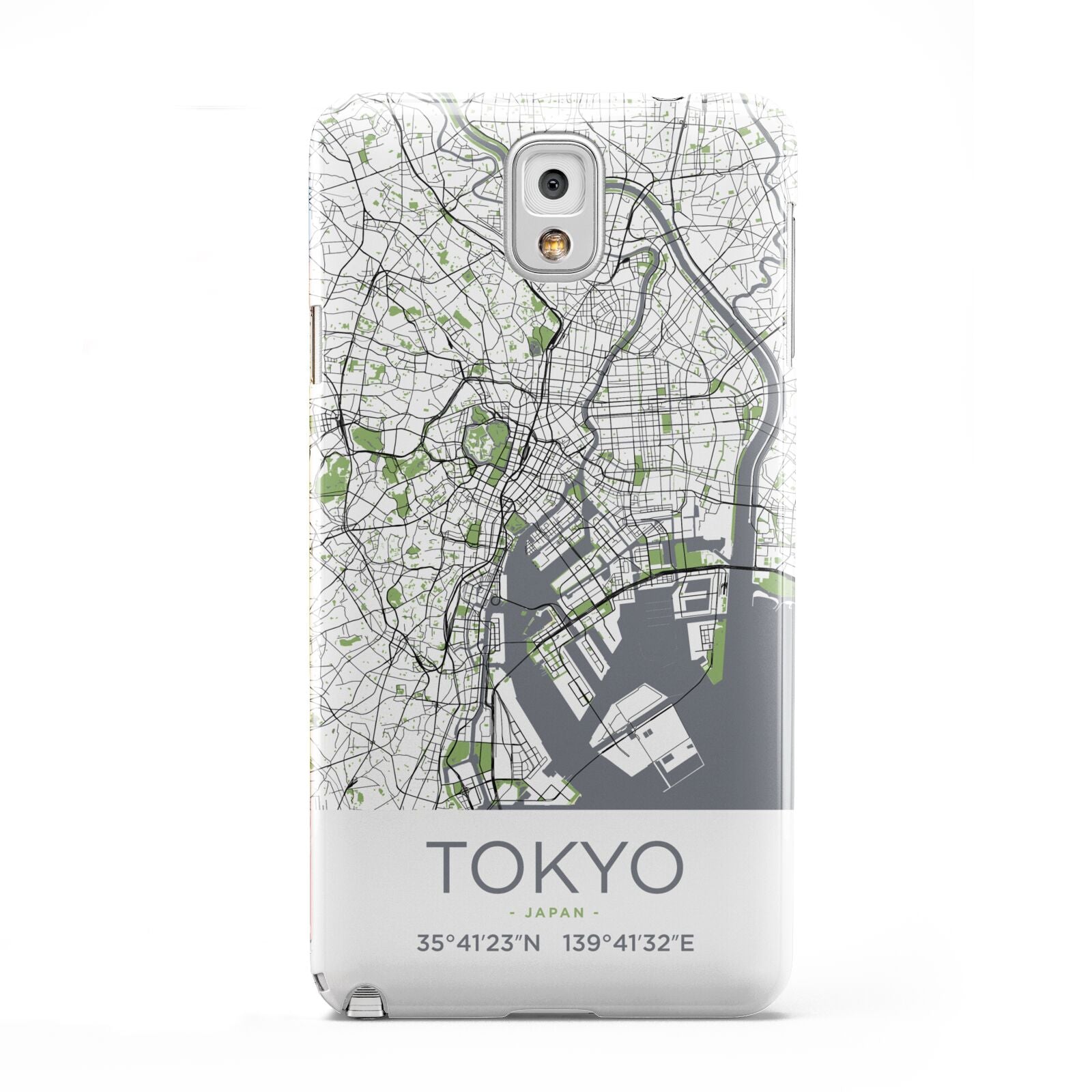 Map of Tokyo Samsung Galaxy Note 3 Case