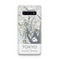 Map of Tokyo Samsung Galaxy S10 Plus Case