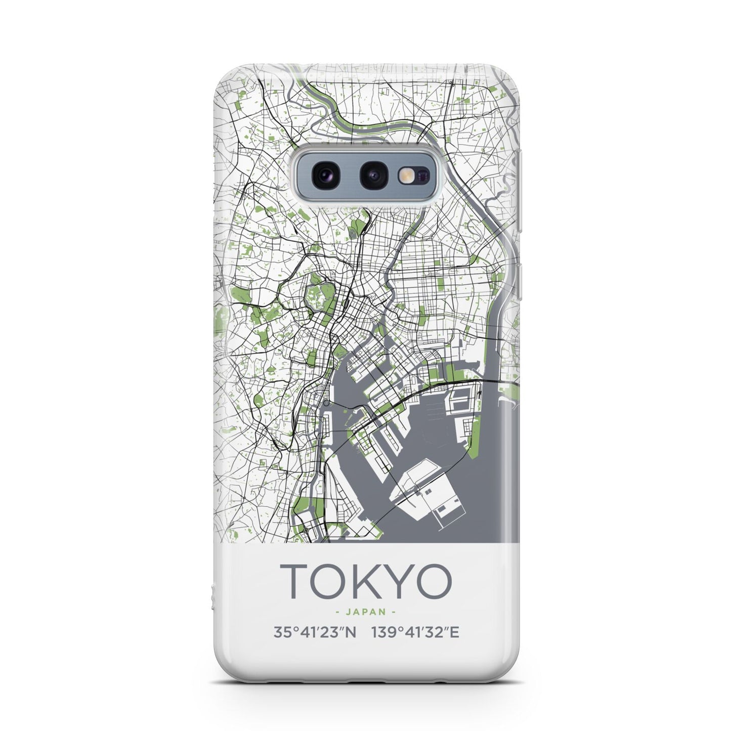 Map of Tokyo Samsung Galaxy S10E Case