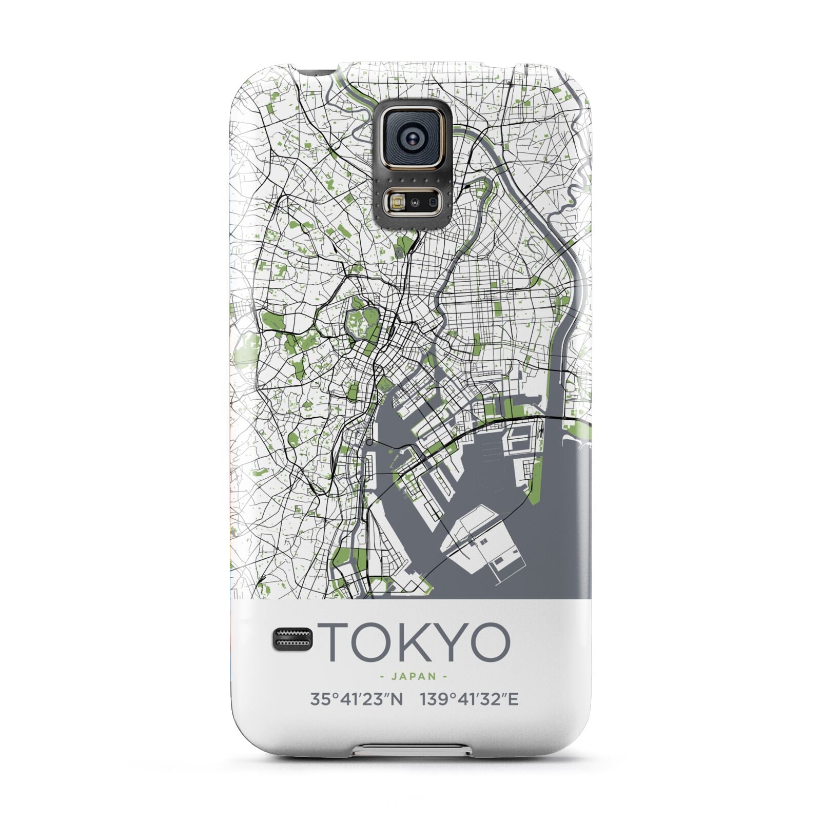 Map of Tokyo Samsung Galaxy S5 Case