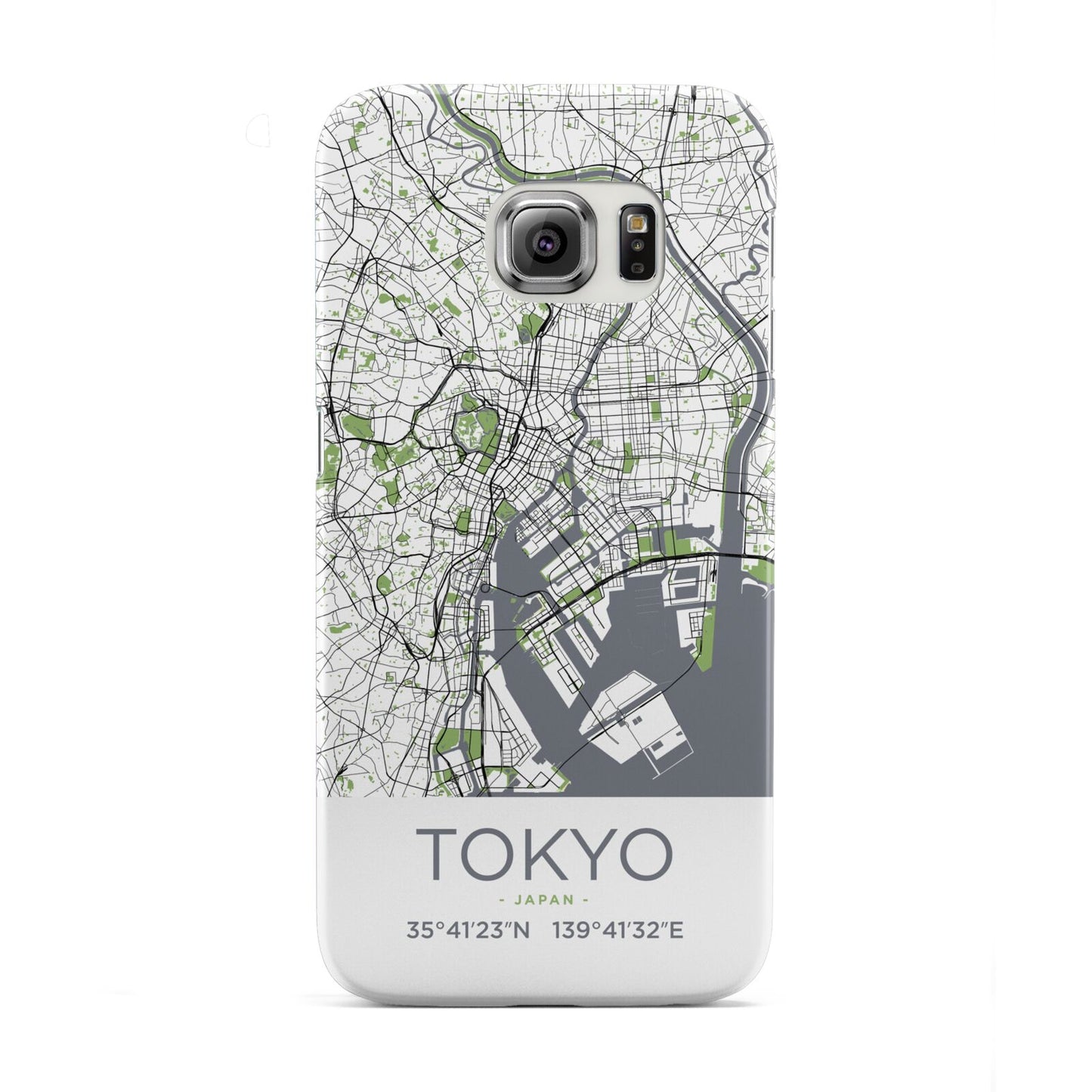 Map of Tokyo Samsung Galaxy S6 Edge Case