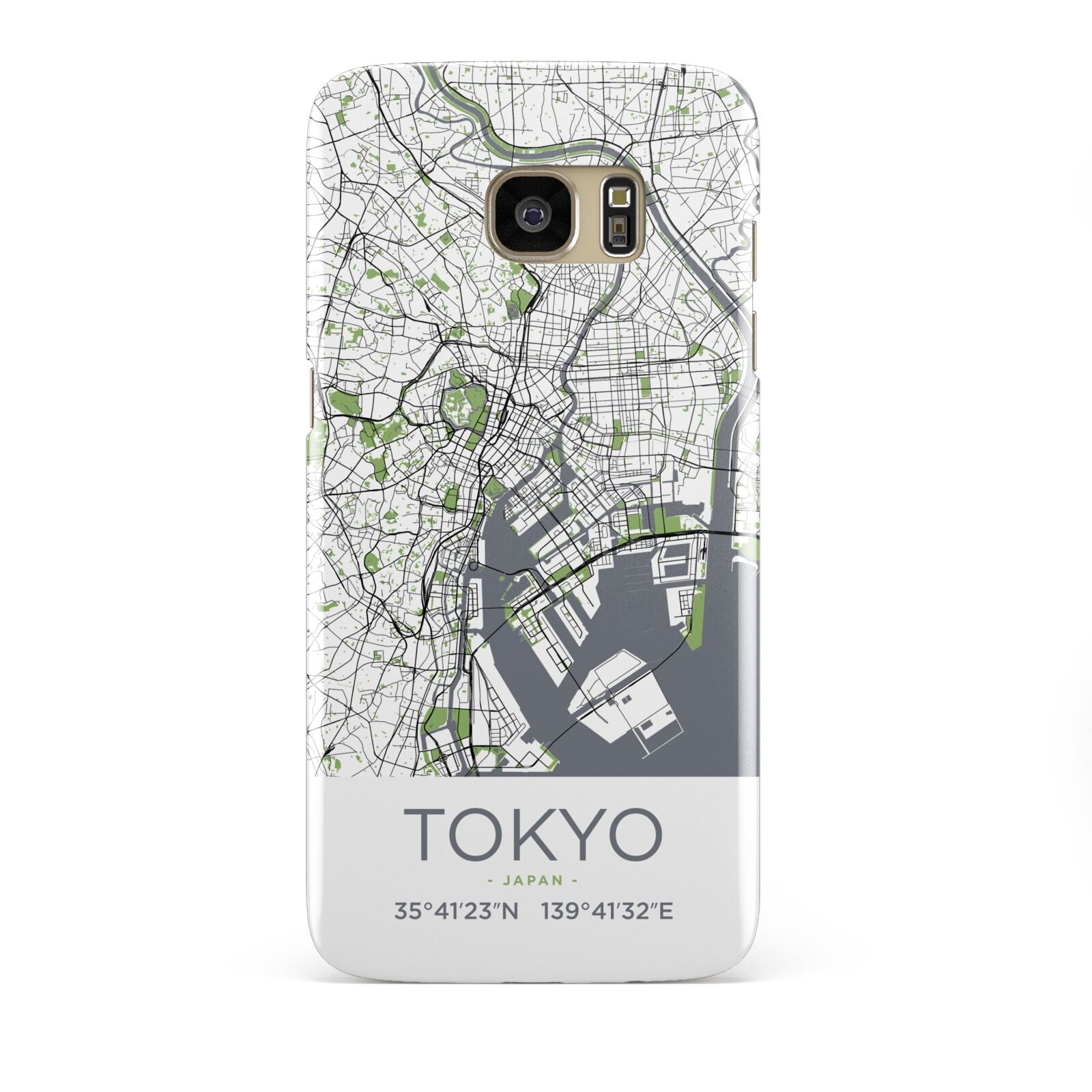 Map of Tokyo Samsung Galaxy S7 Edge Case
