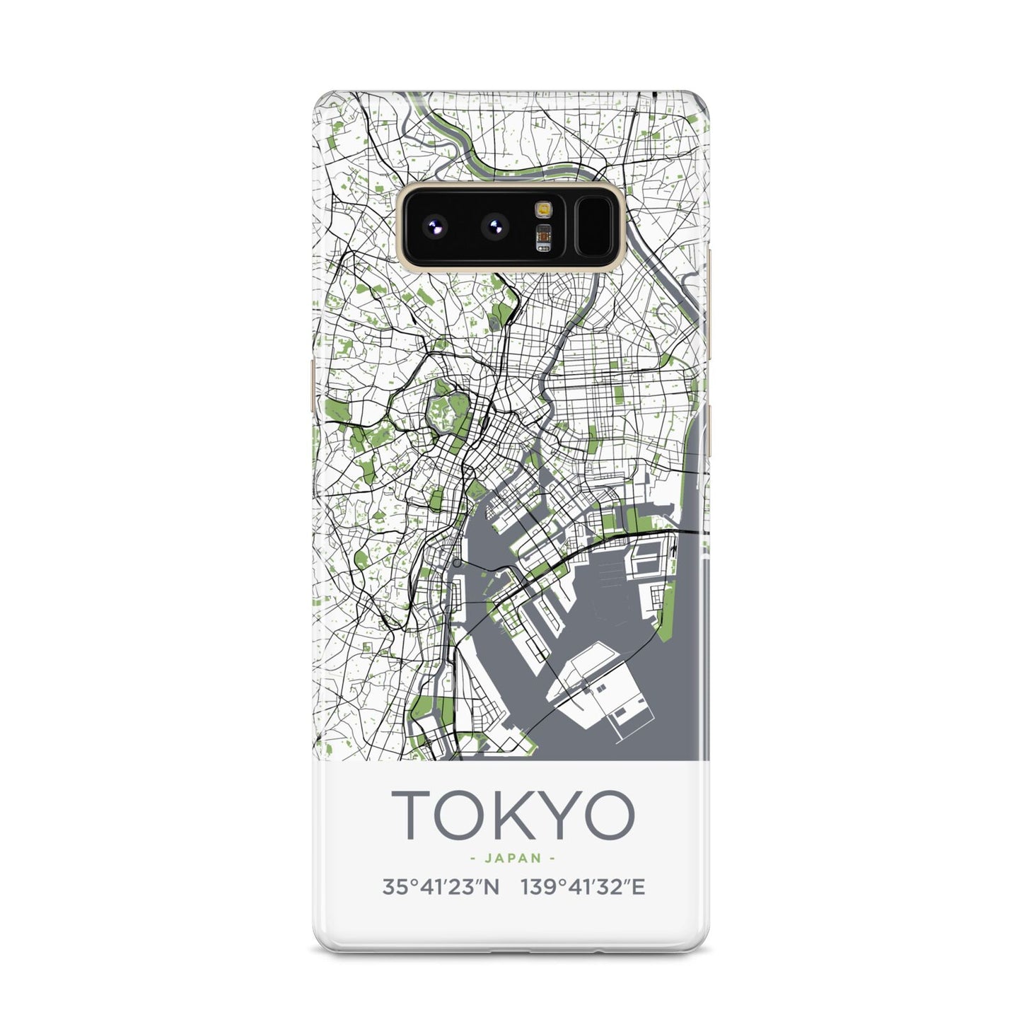 Map of Tokyo Samsung Galaxy S8 Case