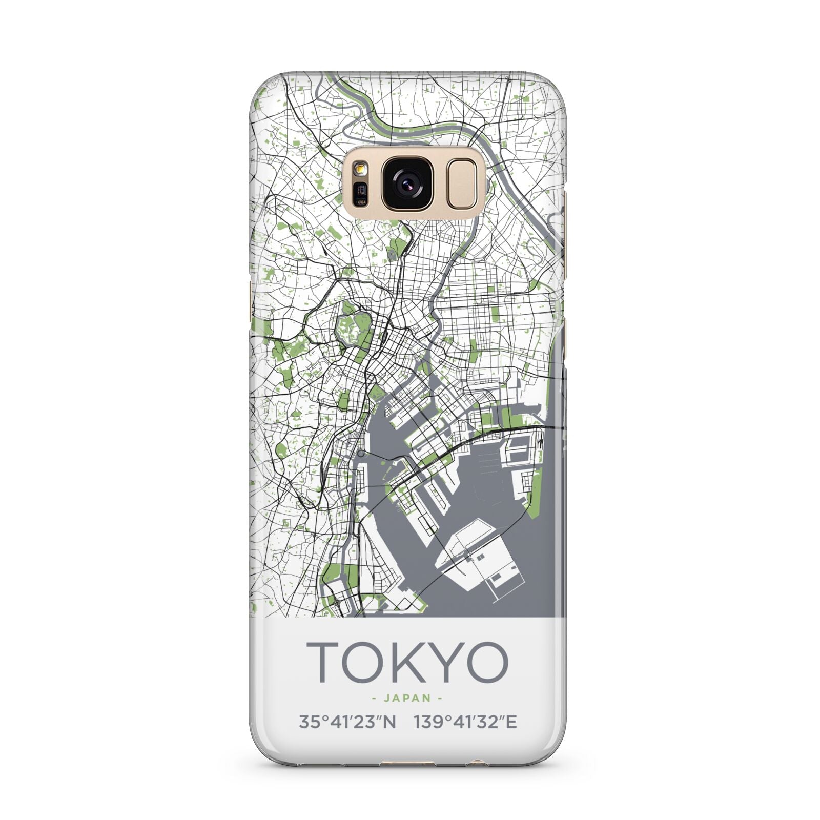Map of Tokyo Samsung Galaxy S8 Plus Case