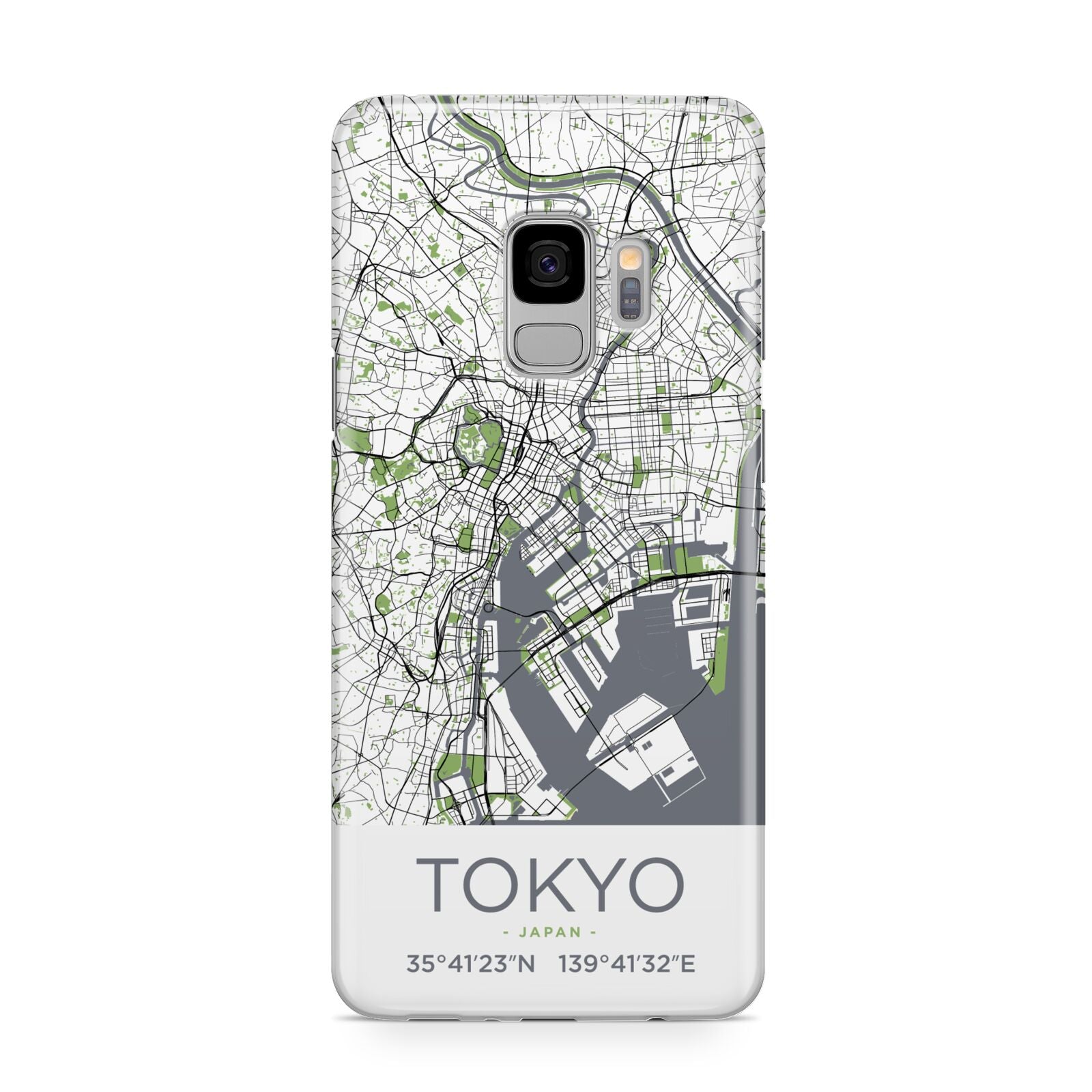 Map of Tokyo Samsung Galaxy S9 Case