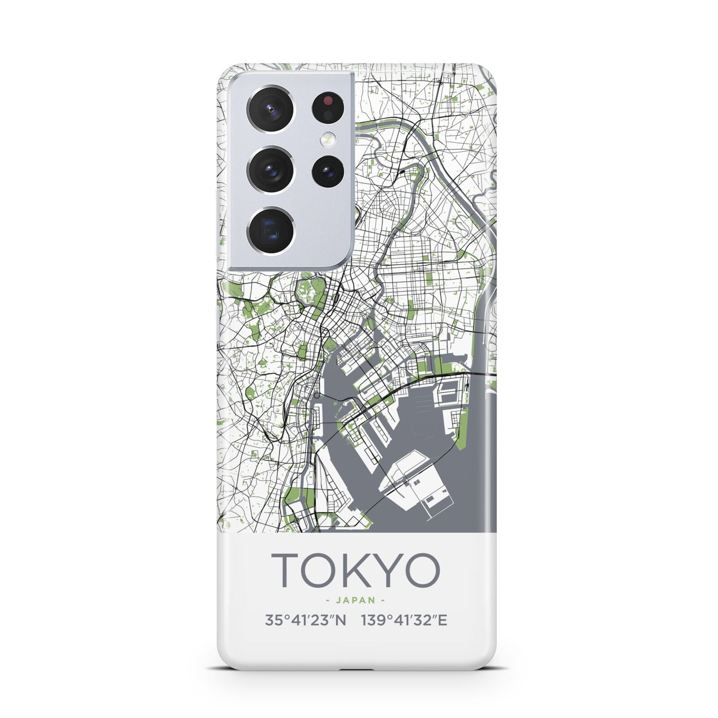 Map of Tokyo Samsung S21 Ultra Case