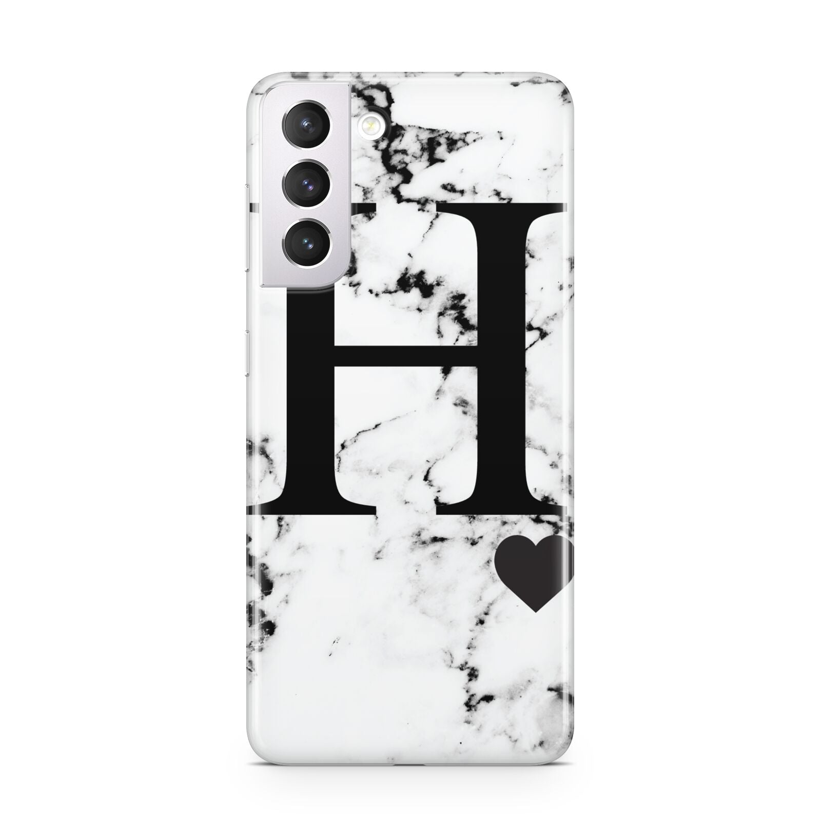 For Samsung S23 Plus Ultra S22 S21 FE S20 Phone Case Personalise Marble  Monogram