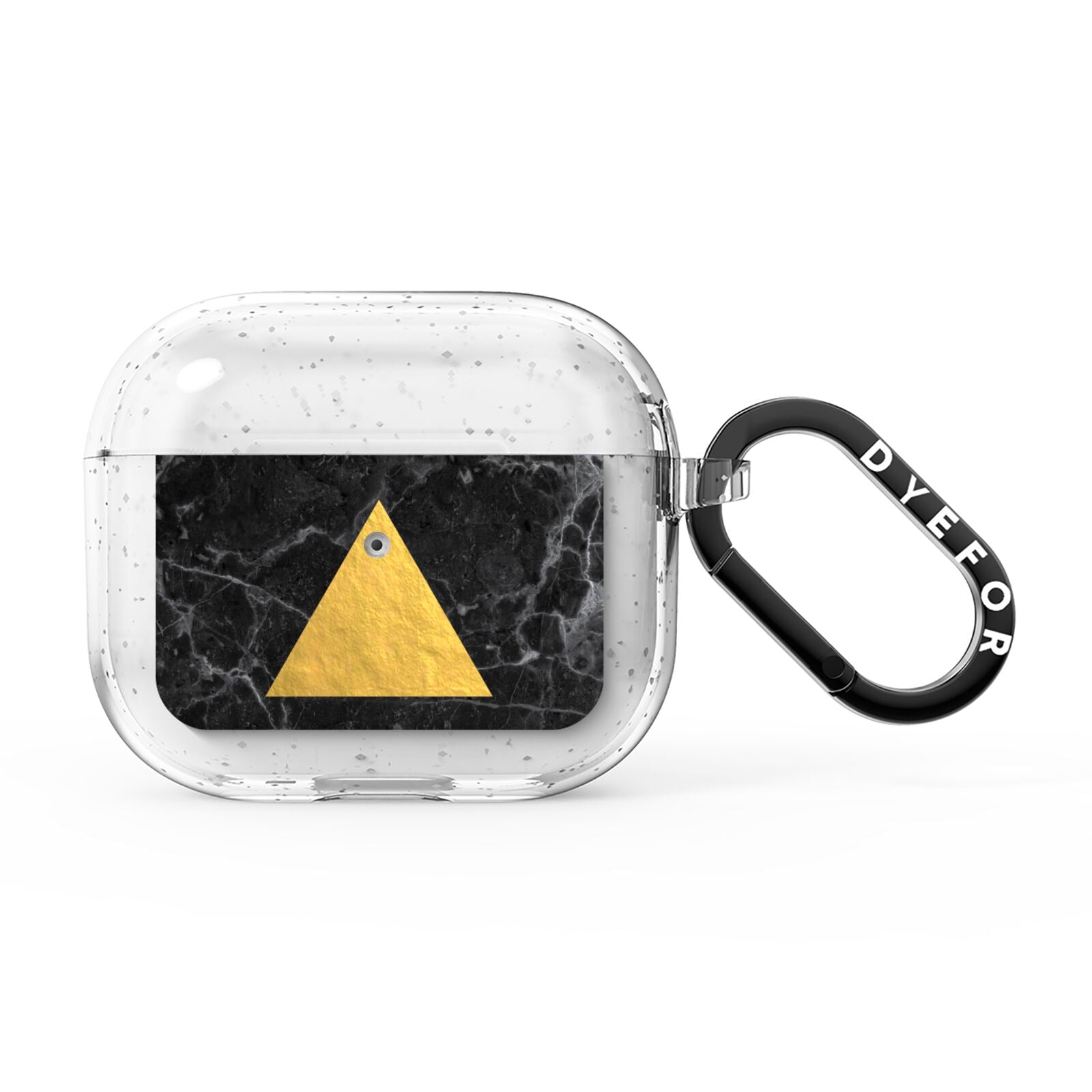 Marble Black Gold Foil AirPods Glitter Case 3rd Gen