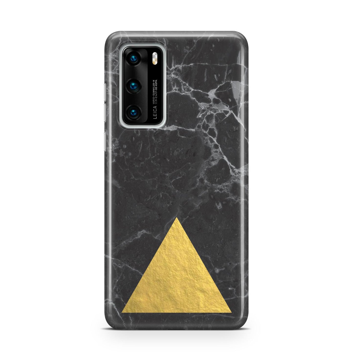 Marble Black Gold Foil Huawei P40 Phone Case