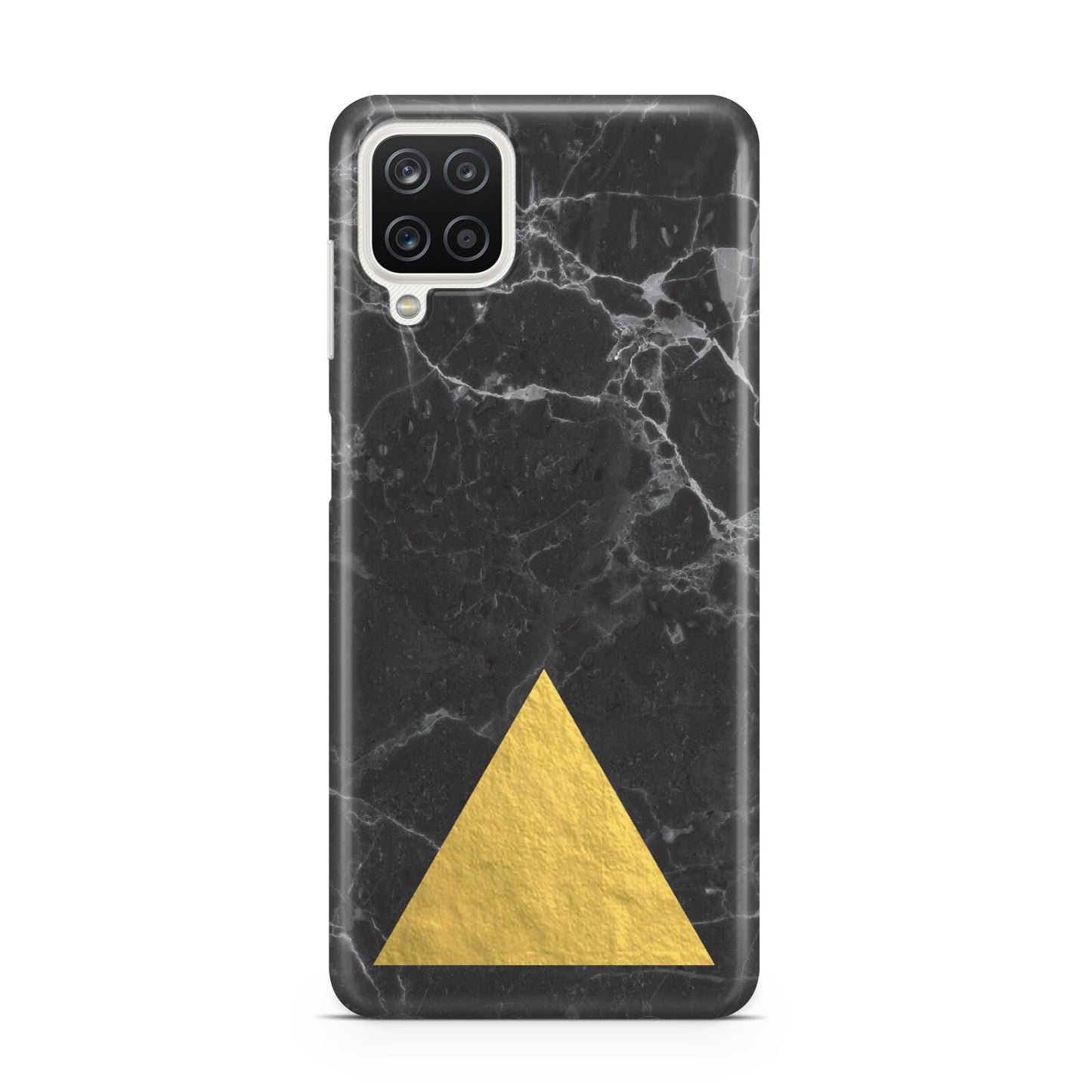 Marble Black Gold Foil Samsung A12 Case