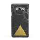 Marble Black Gold Foil Samsung Galaxy A7 2015 Case