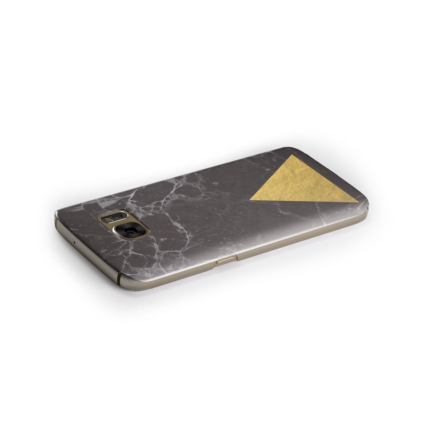 Marble Black Gold Foil Samsung Galaxy Case Side Close Up