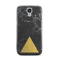 Marble Black Gold Foil Samsung Galaxy S4 Case