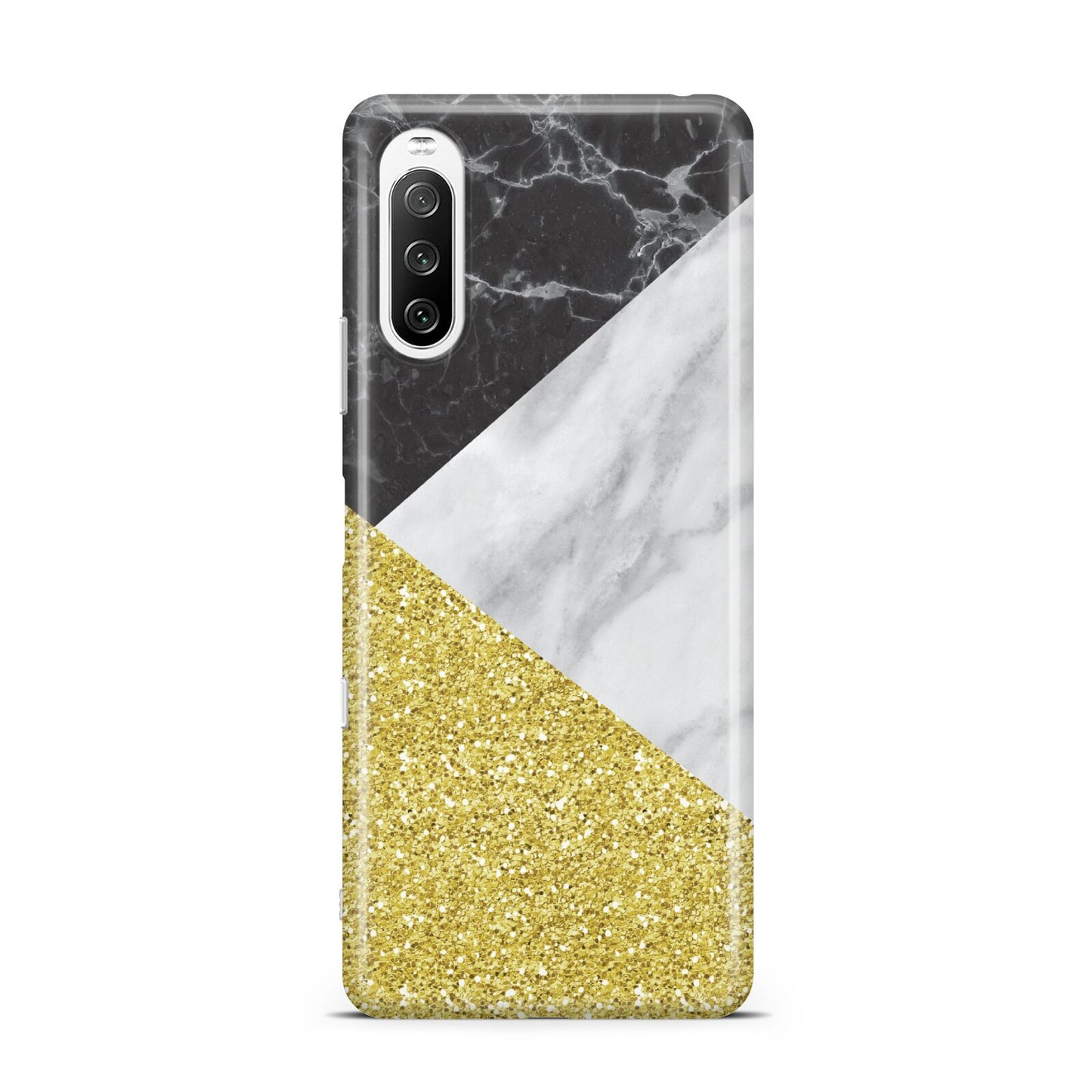 Marble Black Gold Sony Xperia 10 III Case