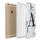 Marble Black Initial Personalised Apple iPhone 6 Plus 3D Tough Case