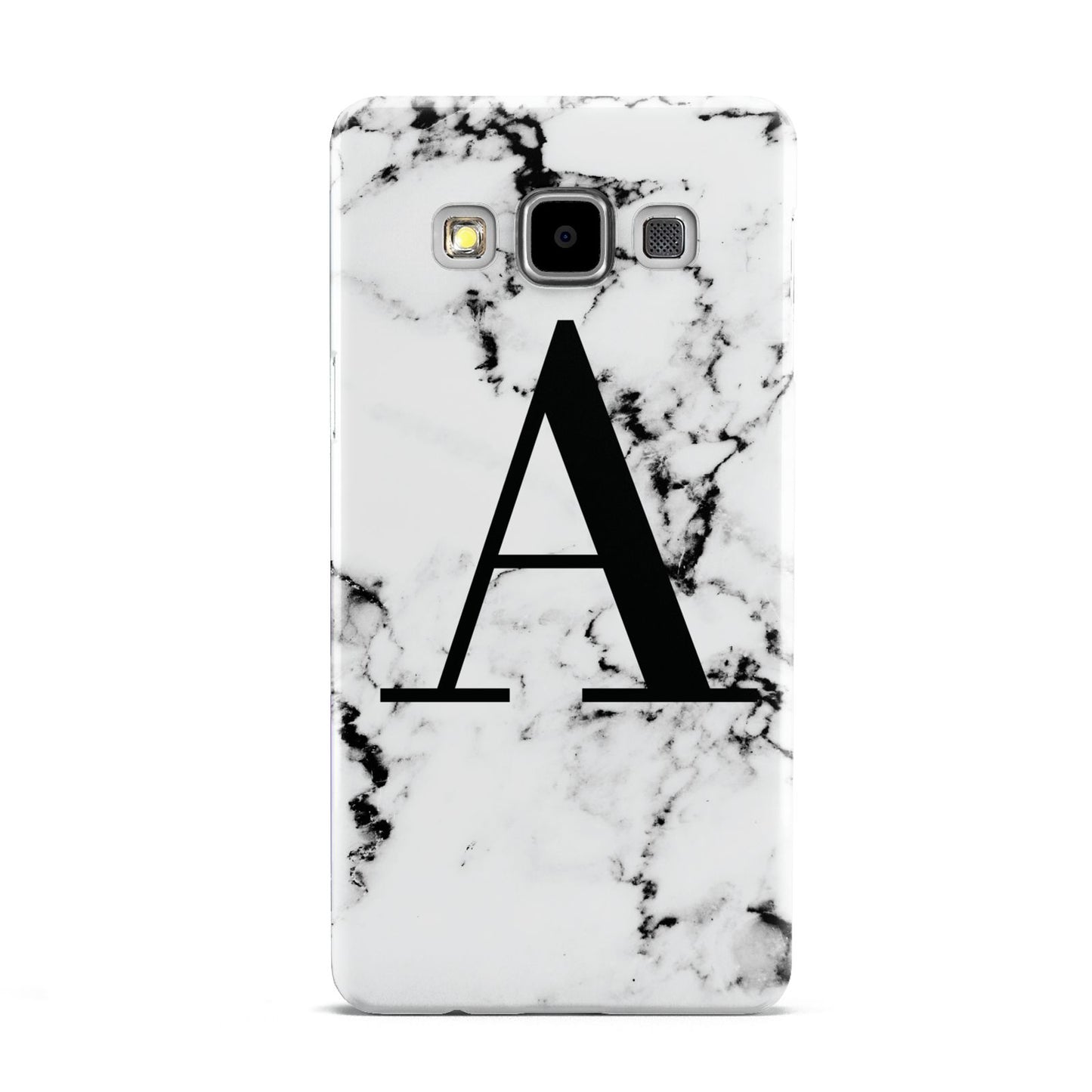 Marble Black Initial Personalised Samsung Galaxy A5 Case