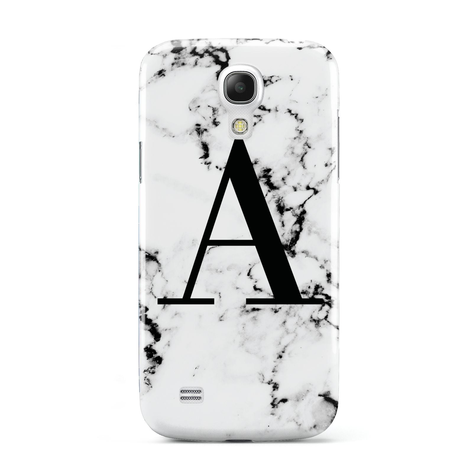 Marble Black Initial Personalised Samsung Galaxy S4 Mini Case