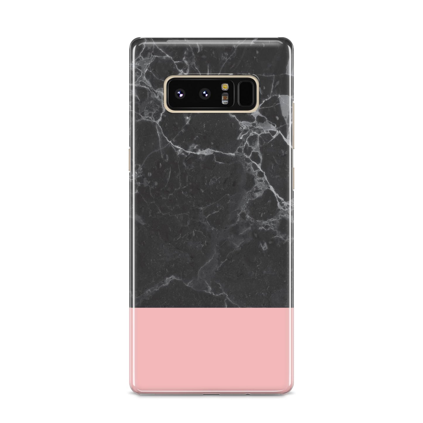 Marble Black Pink Samsung Galaxy S8 Case