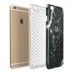 Marble Custom Initials Circle Apple iPhone 6 Plus 3D Tough Case Expand Detail Image