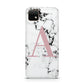 Marble Effect Pink Initial Personalised Huawei Enjoy 20 Phone Case