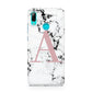 Marble Effect Pink Initial Personalised Huawei P Smart 2019 Case