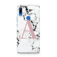 Marble Effect Pink Initial Personalised Huawei P Smart Z