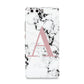 Marble Effect Pink Initial Personalised Huawei P10 Phone Case