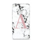 Marble Effect Pink Initial Personalised Huawei P8 Lite Case