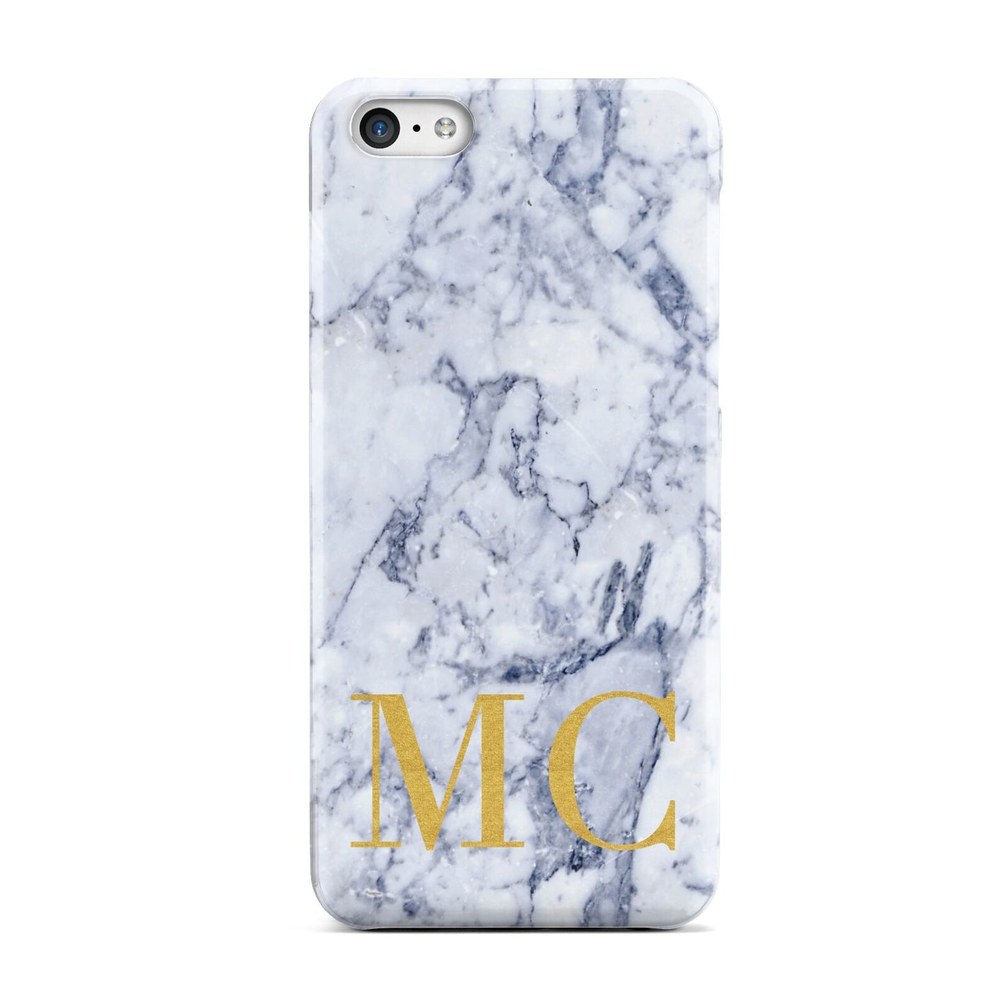 Marble Gold Initial Personalised Apple iPhone 5c Case