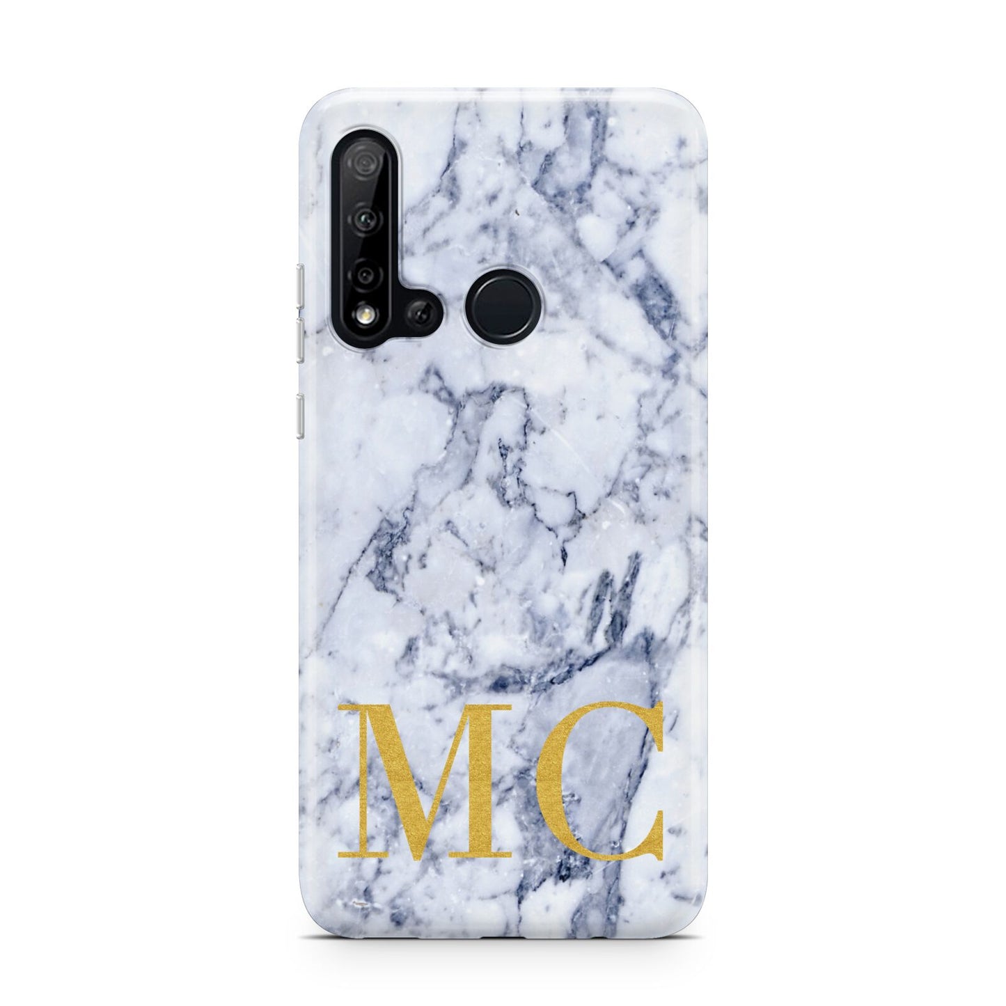 Marble Gold Initial Personalised Huawei P20 Lite 5G Phone Case