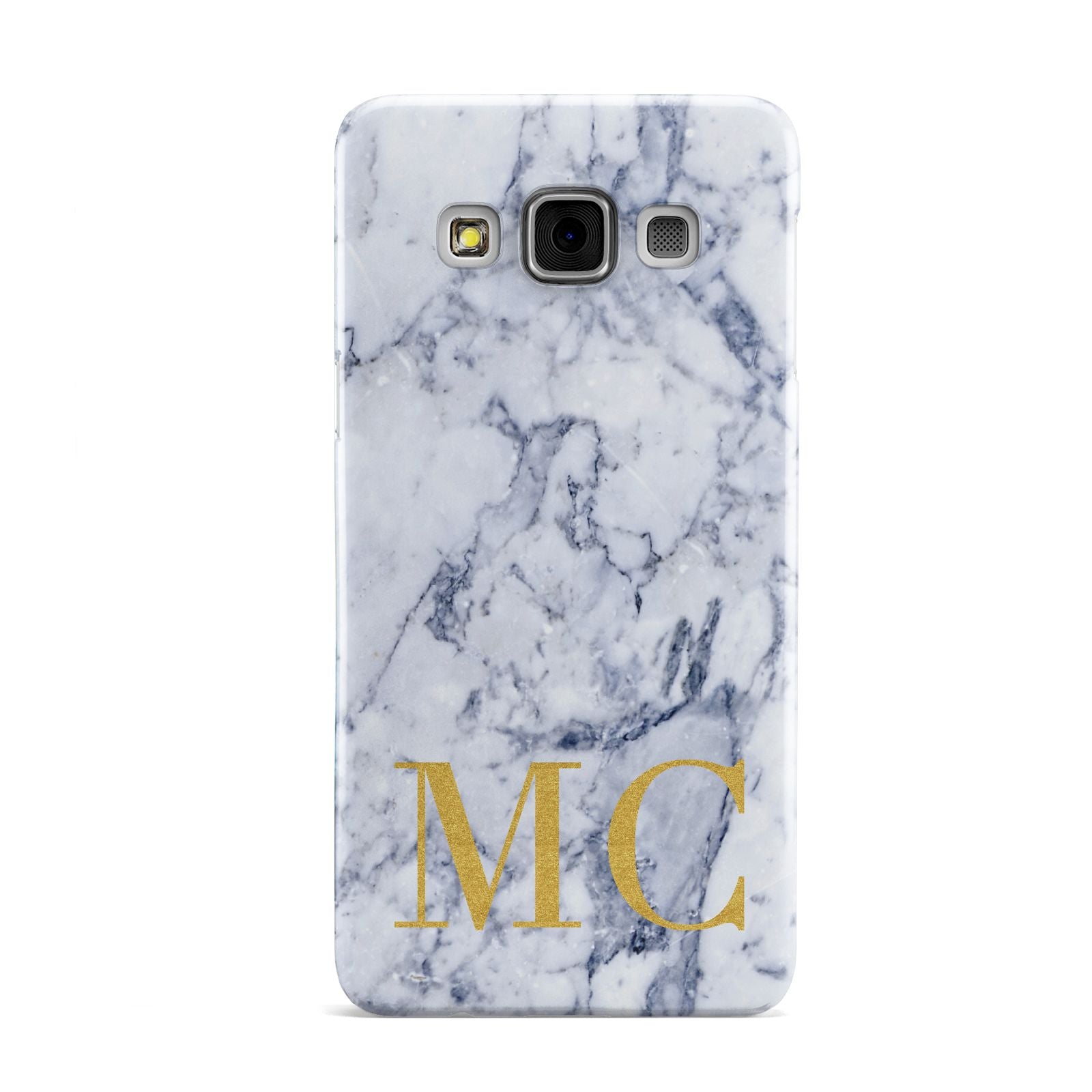 Marble Gold Initial Personalised Samsung Galaxy A3 Case