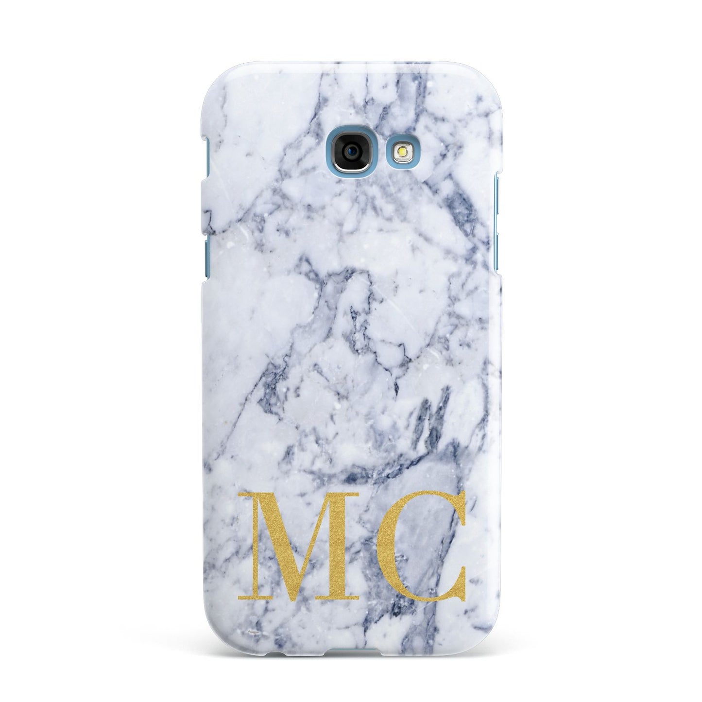 Marble Gold Initial Personalised Samsung Galaxy A7 2017 Case