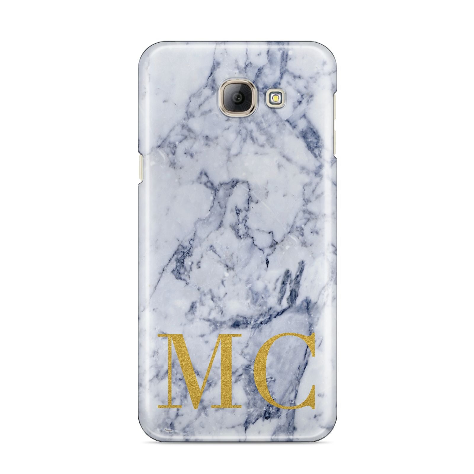 Marble Gold Initial Personalised Samsung Galaxy A8 2016 Case