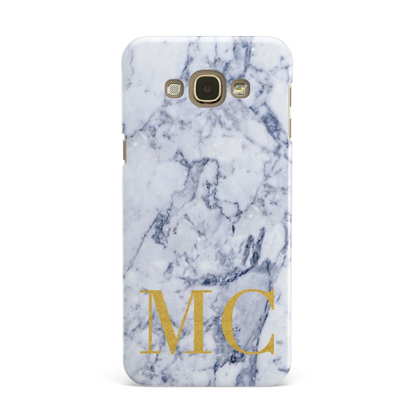 Marble Gold Initial Personalised Samsung Galaxy A8 Case
