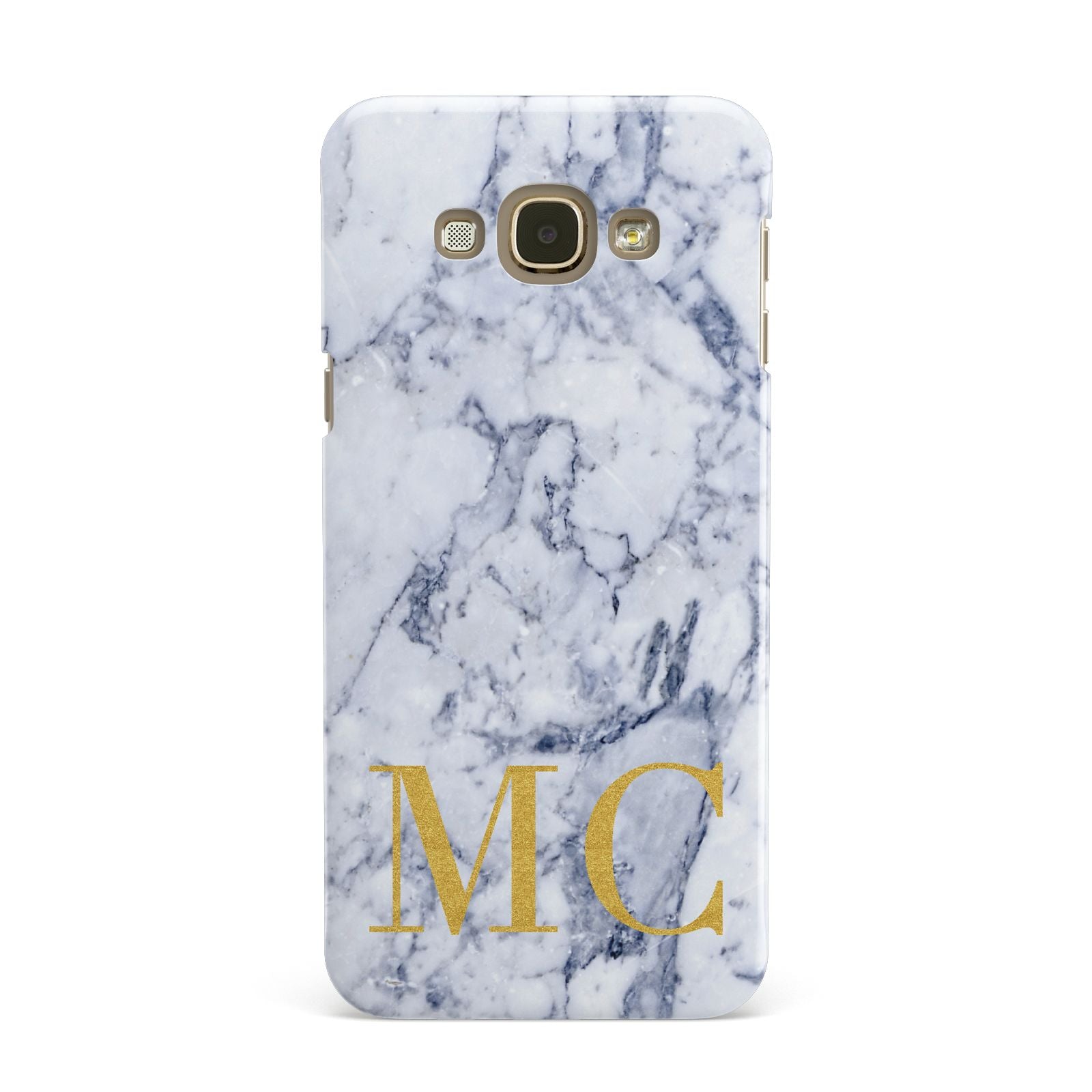 Marble Gold Initial Personalised Samsung Galaxy A8 Case