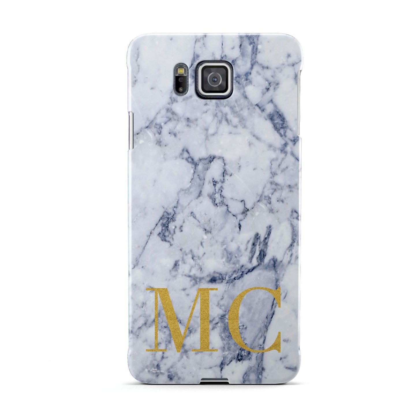 Marble Gold Initial Personalised Samsung Galaxy Alpha Case