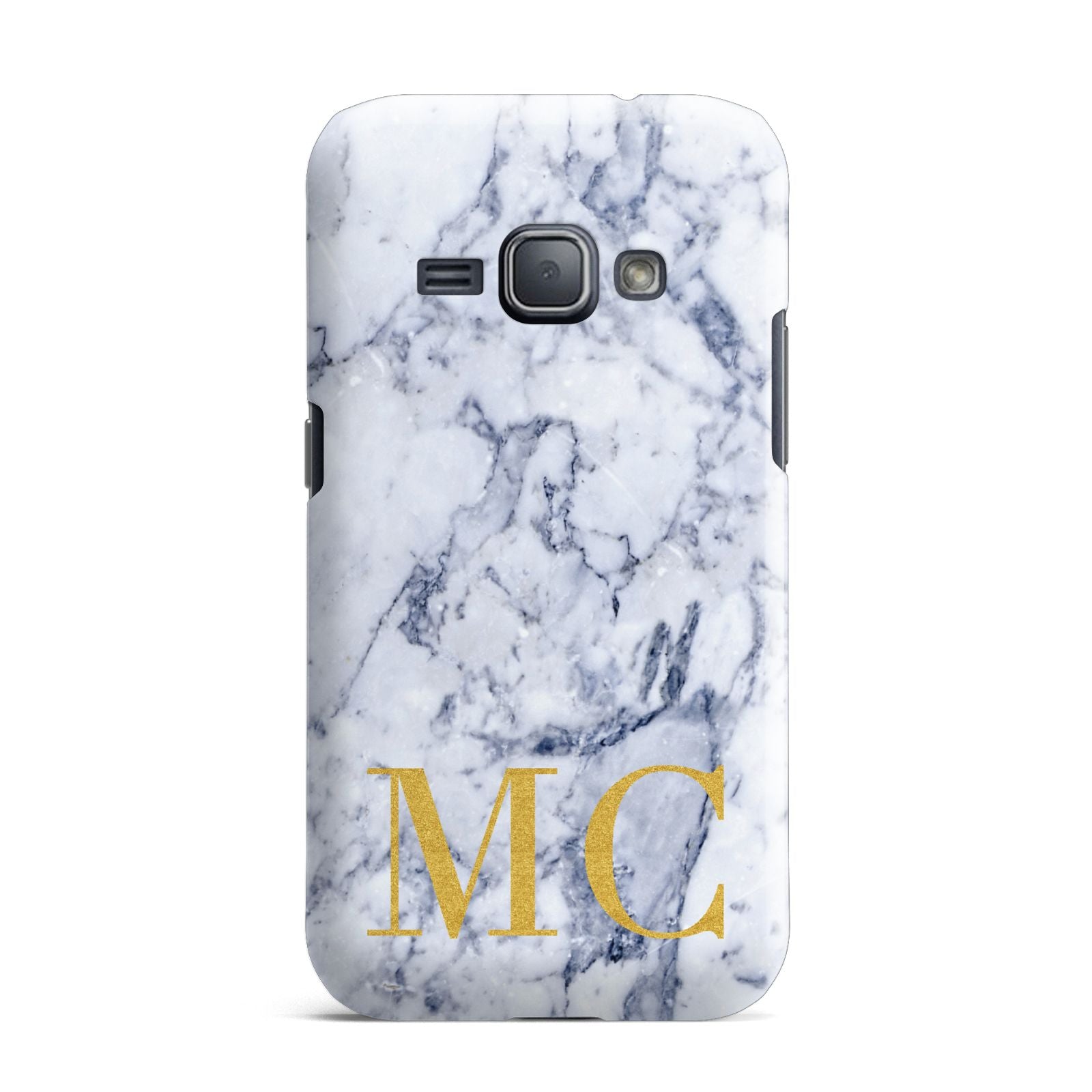 Marble Gold Initial Personalised Samsung Galaxy J1 2016 Case