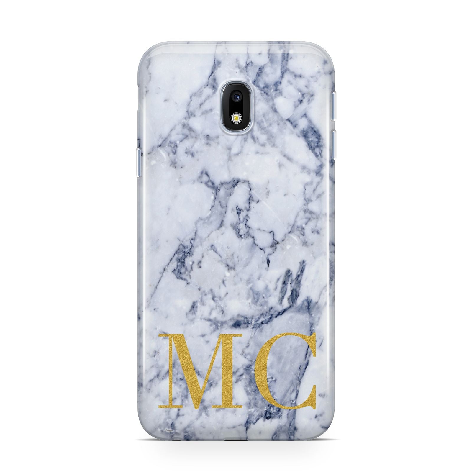 Marble Gold Initial Personalised Samsung Galaxy J3 2017 Case