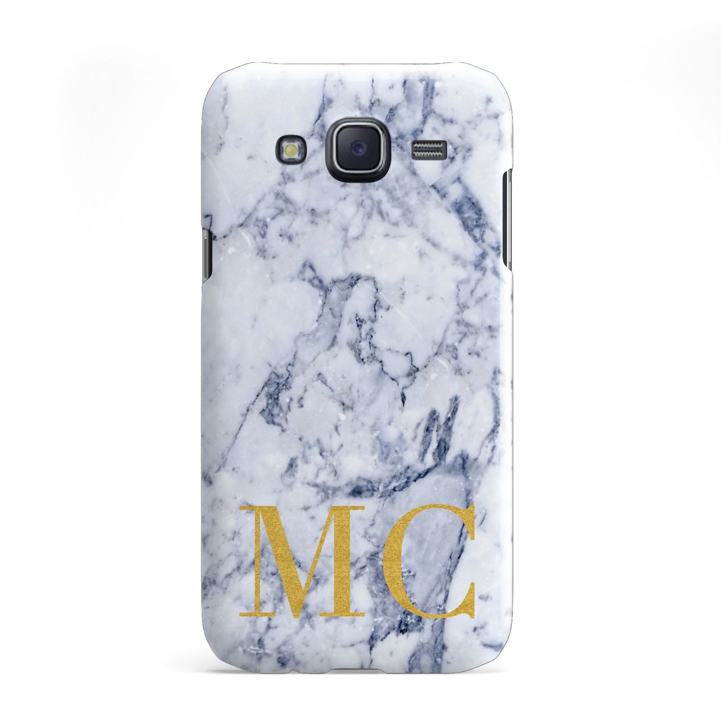 Marble Gold Initial Personalised Samsung Galaxy J5 Case