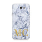 Marble Gold Initial Personalised Samsung Galaxy J7 2017 Case