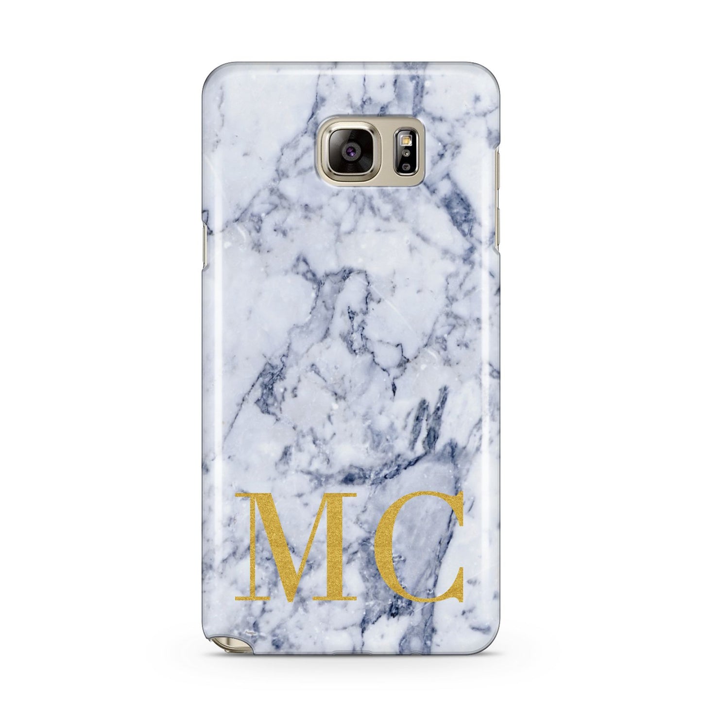 Marble Gold Initial Personalised Samsung Galaxy Note 5 Case
